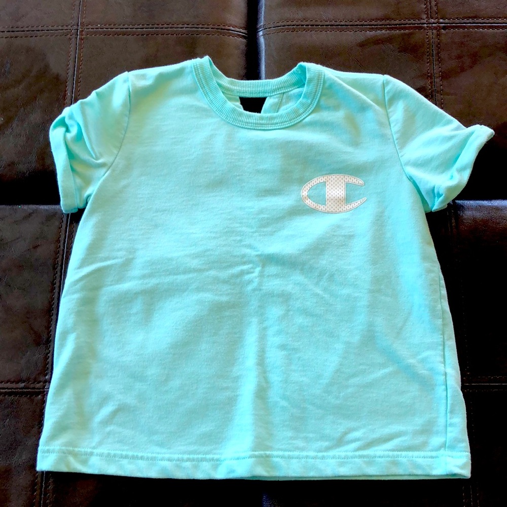 Champion Big Label Cropped T Shirt